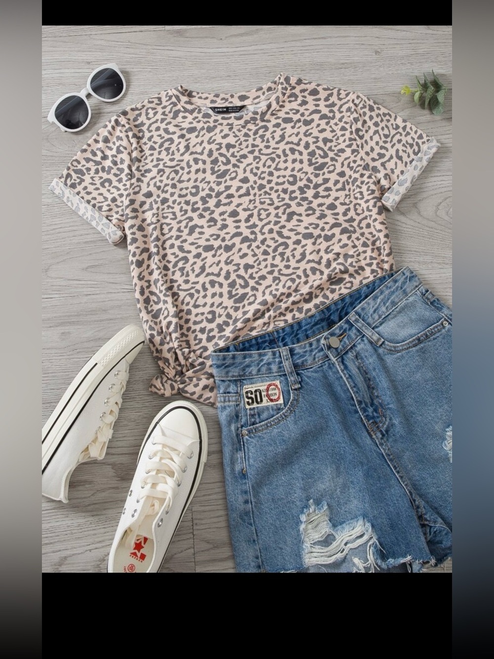 Shein Leopard T-Shirt
